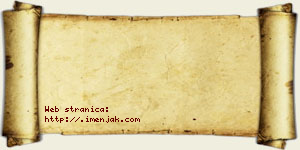 Danica Perov vizit kartica